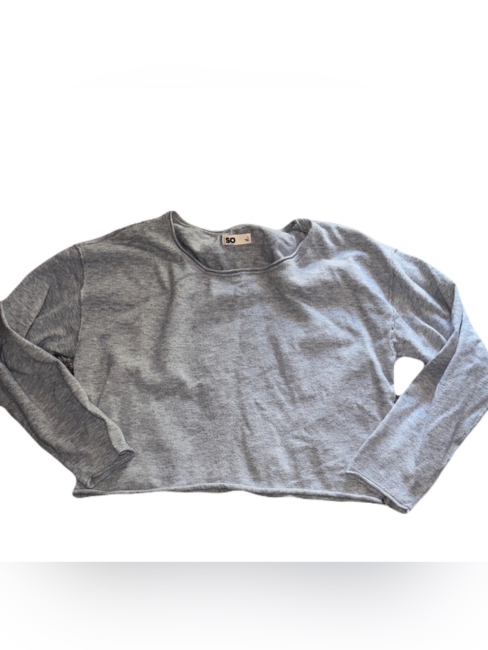 SO Cropped Long Sleeve Top
